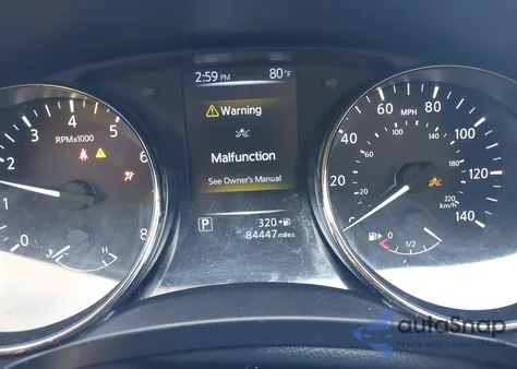 2017 Nissan Rogue Sv z USA, uszkodzony, nr VIN JN8AT2MT5HW398685